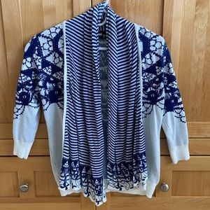 Desigual 3/4 sleeve cardigan sweater, Size M